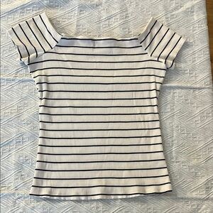 Striped Off-Shoulder Top